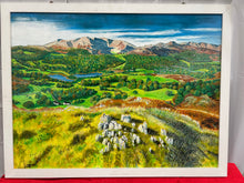 Load image into Gallery viewer, D. Hewitt Elterwater Cumbria landscape painting
