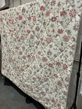Load image into Gallery viewer, Vintage Dorma V&amp;A Kalamkari Quilted Bedspread / Throw
