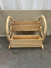 Load image into Gallery viewer, Wooden wagon flowerbeds
