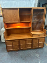 Load image into Gallery viewer, mid-century teak Nathan Display unit
