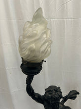 Load image into Gallery viewer, Antique statue of liberty lamp
