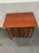 Load image into Gallery viewer, Mid-century teak nest of tables
