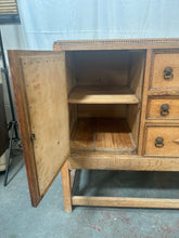 Load image into Gallery viewer, Danish brutalist oak sideboard
