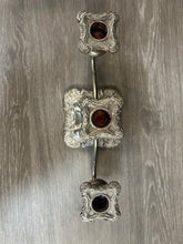 Load image into Gallery viewer, Silver 3 tier candle holder
