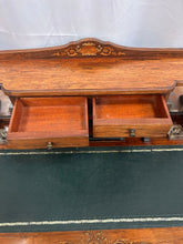 Load image into Gallery viewer, Antique ladies inlaid laddies mahogany writing desk
