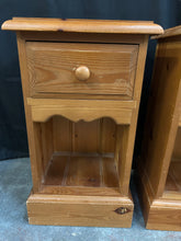 Load image into Gallery viewer, Pine Bedside Tables

