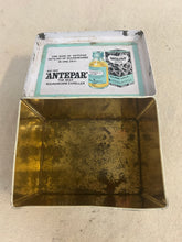 Load image into Gallery viewer, Vintage Antepar medicine tin
