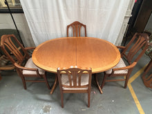 Load image into Gallery viewer, Parker Knoll dining table &amp; chairs

