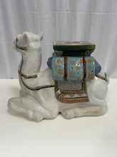 Load image into Gallery viewer, Vintage Regency Camel Plant Stand/Stool
