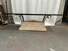 Load image into Gallery viewer, Marble top coffee table
