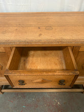 Load image into Gallery viewer, Danish brutalist oak sideboard

