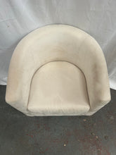 Load image into Gallery viewer, Suede tub chair
