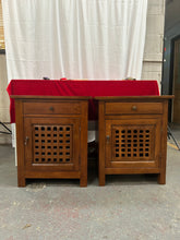 Load image into Gallery viewer, Ganga Latic Jali Sheesham wood bediside tables
