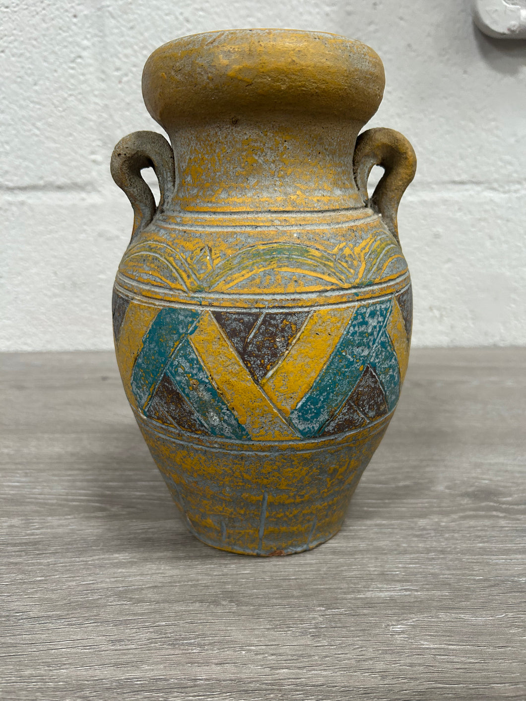 Antique-style terracotta vase
