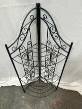 Load image into Gallery viewer, 3 tier iron corner plant stand
