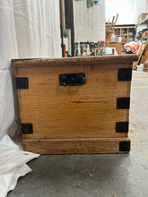 Load image into Gallery viewer, Medium rustic wooden trunk

