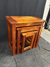 Load image into Gallery viewer, Solid wood nest of tables
