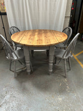 Load image into Gallery viewer, Drop leave dining table &amp; chairs
