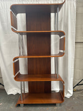 Load image into Gallery viewer, Jual Bali Curved Walnut Bookshelf
