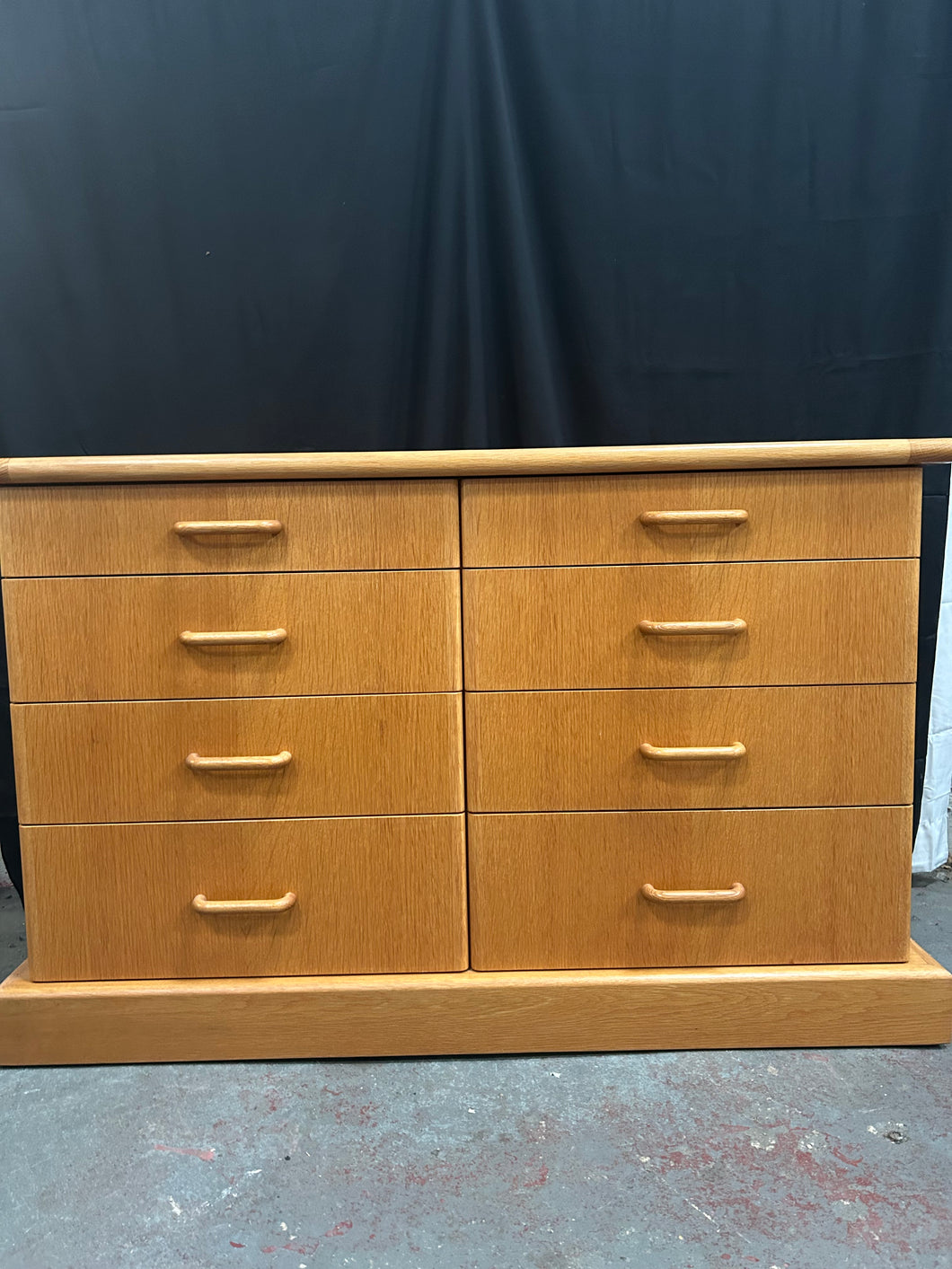 Solid Oak Chest Of Drawers