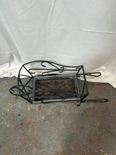 Load image into Gallery viewer, Wheel barrow plant stand
