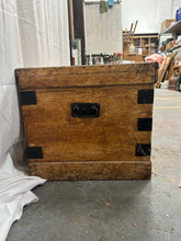 Load image into Gallery viewer, Large rustic wooden trunk
