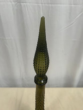 Load image into Gallery viewer, Vintage olive green empoli genie bottle
