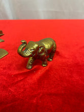 Load image into Gallery viewer, Small collection of brass figurines
