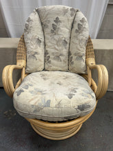 Load image into Gallery viewer, Dresser natural deluxe conservatory swivel cane rocking chair
