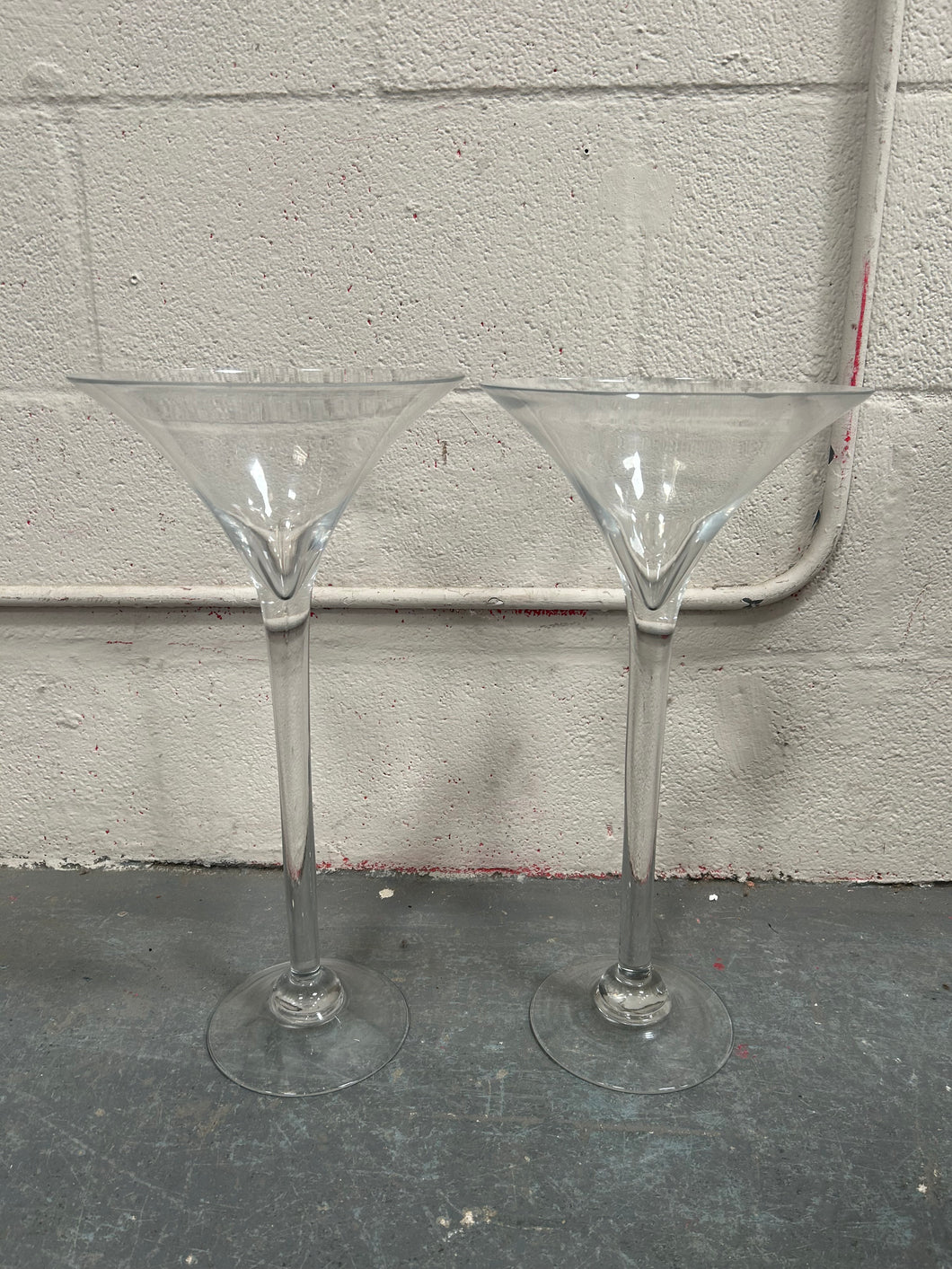 Jumbo martini glasses