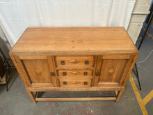 Load image into Gallery viewer, Danish brutalist oak sideboard
