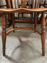 Load image into Gallery viewer, Old Charm dining table &amp; Windsor chairs
