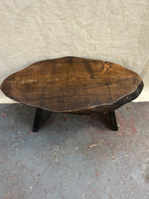 Load image into Gallery viewer, Hand made wooden side table
