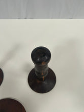 Load image into Gallery viewer, Wooden candle holders

