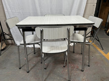 Load image into Gallery viewer, Retro Belgium Extending Dining Table &amp; Chairs
