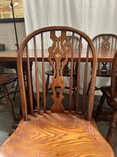 Load image into Gallery viewer, Old Charm dining table &amp; Windsor chairs
