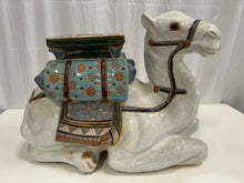 Load image into Gallery viewer, Vintage Regency Camel Plant Stand/Stool
