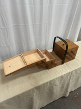 Load image into Gallery viewer, cantilever-style accordion sewing &amp; craft box
