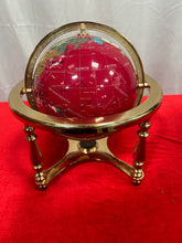 Load image into Gallery viewer, Red atlas globe
