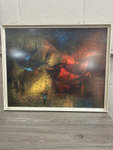 Load image into Gallery viewer, Framed Fishing Net Print
