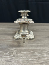 Load image into Gallery viewer, Silver 3 tier candle holder
