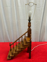 Load image into Gallery viewer, Wooden stairway lamp
