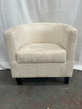 Load image into Gallery viewer, Suede tub chair
