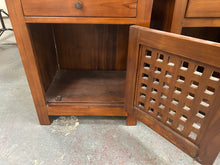 Load image into Gallery viewer, Ganga Latic Jali Sheesham wood bediside tables
