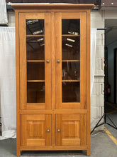 Load image into Gallery viewer, solid oak display case
