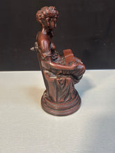 Load image into Gallery viewer, Vintage Bronze Reading Lamp Base

