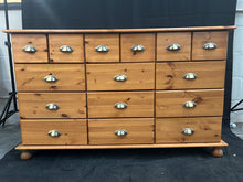 Load image into Gallery viewer, Pine Multi Draw Apothecary Cabinet/Chest Of Drawers
