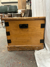 Load image into Gallery viewer, Medium rustic wooden trunk
