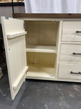 Load image into Gallery viewer, white reclaimed pine sideboard
