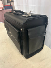 Load image into Gallery viewer, Faux leather/vinyl finish executive pilot case
